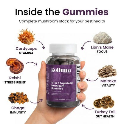 10-in-1 Superfood Mushroom Gummies